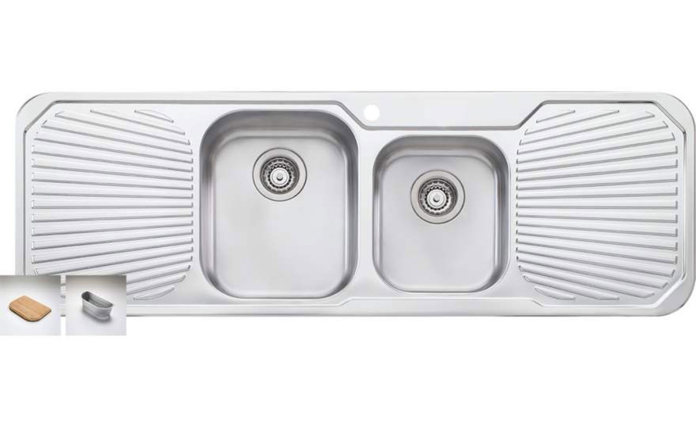 Oliveri Petite 1 & 3/4 Bowl Sink PE3411TH