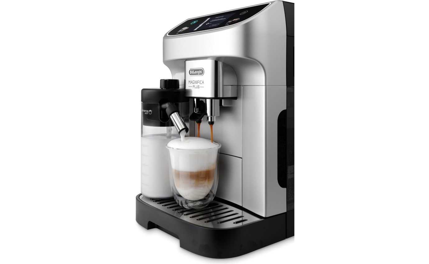 DeLonghi Magnifica Plus Automatic Coffee Machine (Silver Black) ECAM32070SB