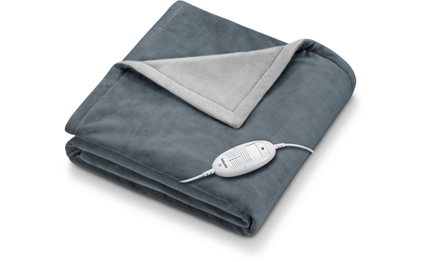 Beurer Super Cosy Heated Throw (Dark Grey) HD75DG