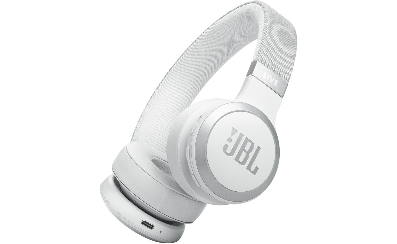 JBL Live 670NC Wireless Headphones (White) JBLLIVE670NCWHT