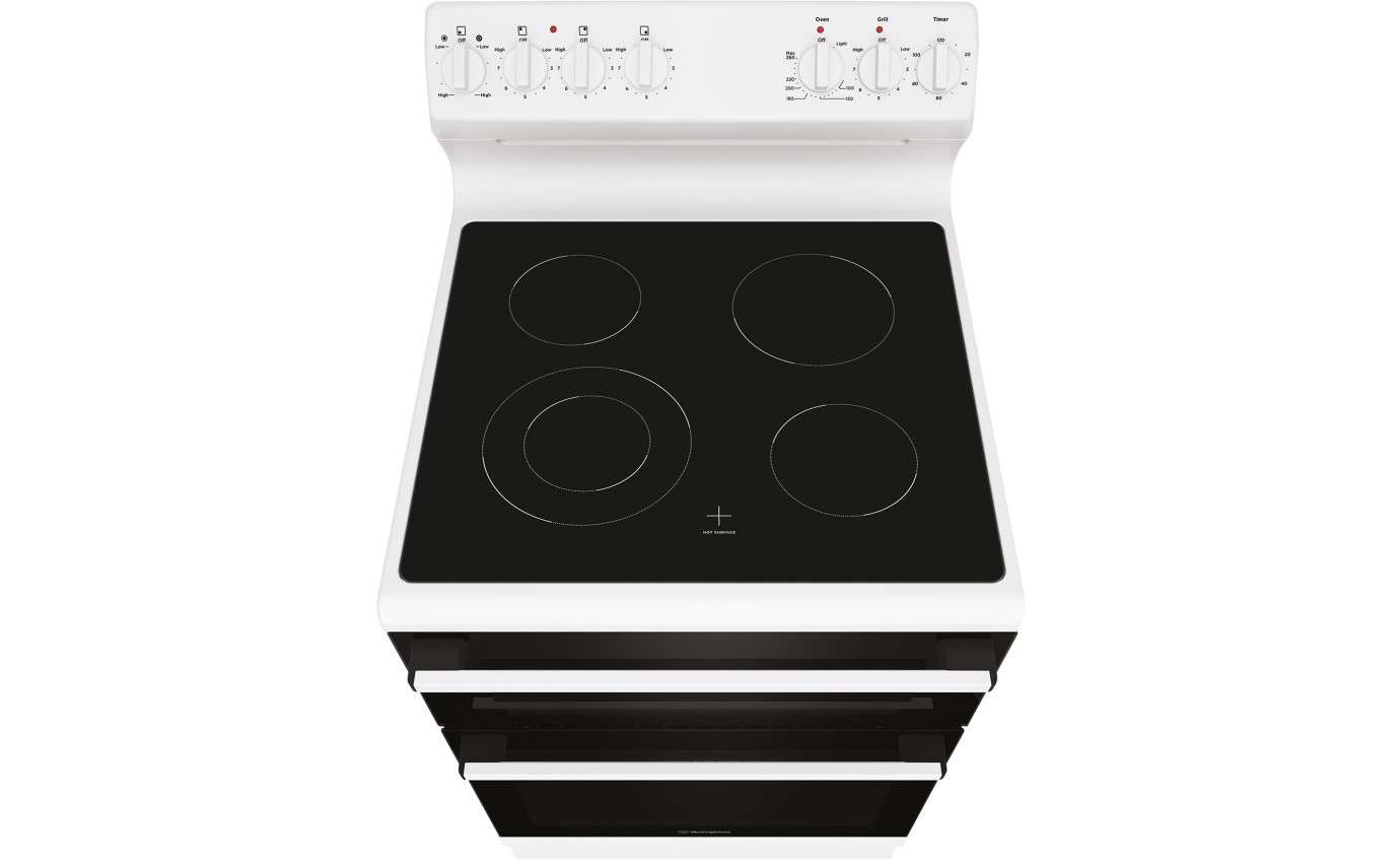 Westinghouse 60cm Electric Freestanding Oven (White) WLE642WCB