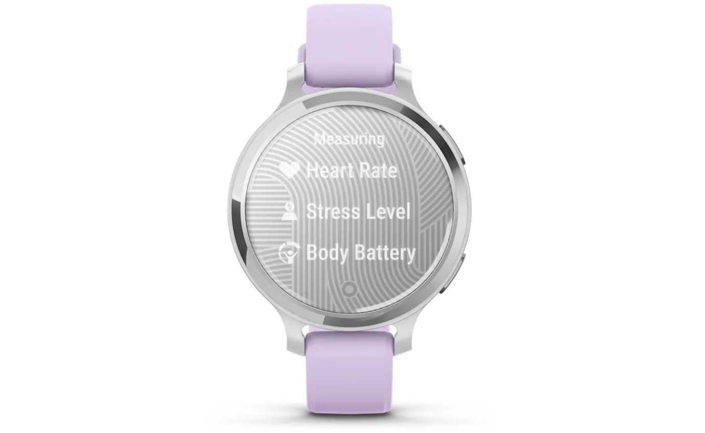 Garmin Lily&reg; 2 Active Smartwatch (Silver/Purple Jasmine) 0100289101