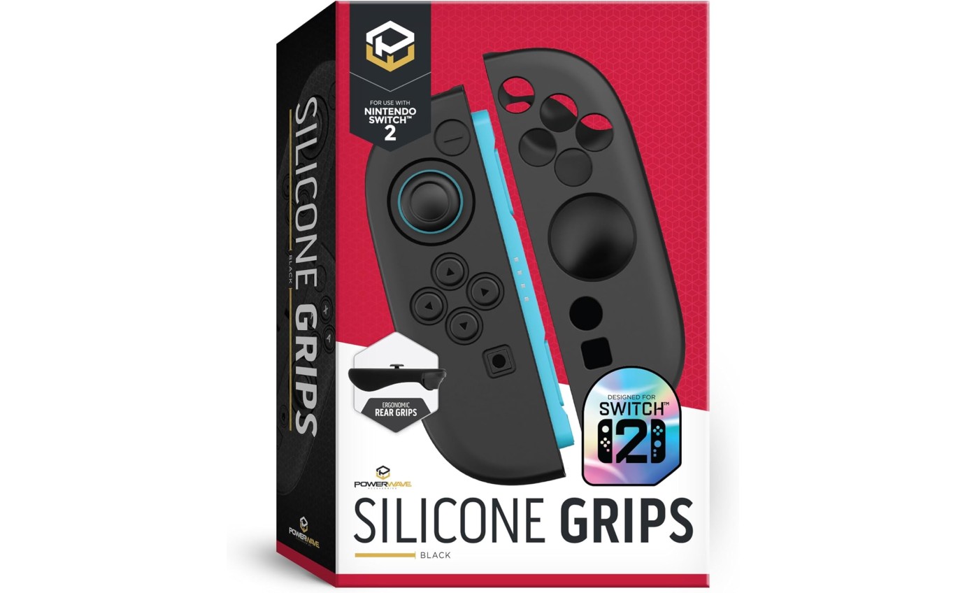 Powerwave Silicone Grips for Nintendo Switch 2 (Black) 169401