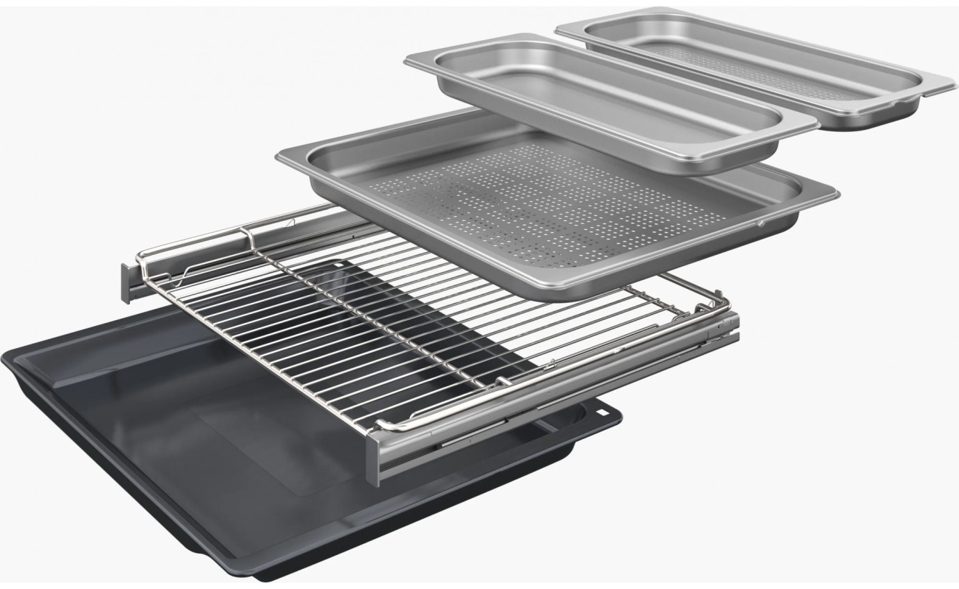 Neff 45cm N 90 Built-in Compact Oven with Steam Function (Metallic Silver) C29FY5CY0MS