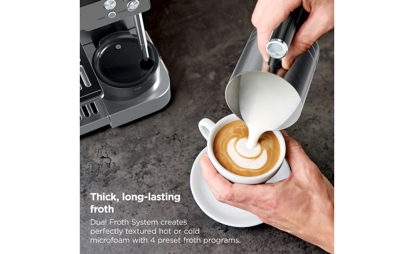 Ninja Luxe Cafe&trade; Premier Espresso Machine (Gunmetal) ES601GM