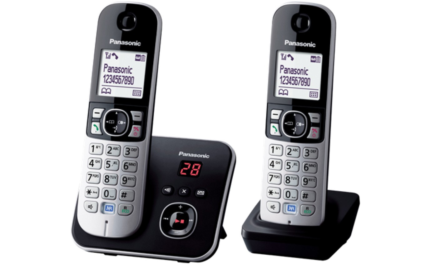 Panasonic Cordless Phone Twin Pack KXTG6822ALB