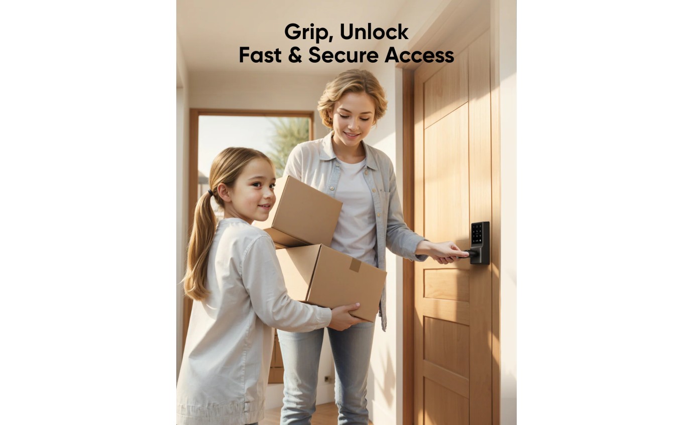 eufy Security Smart Lever Lock C33 (Black) T85L0C11