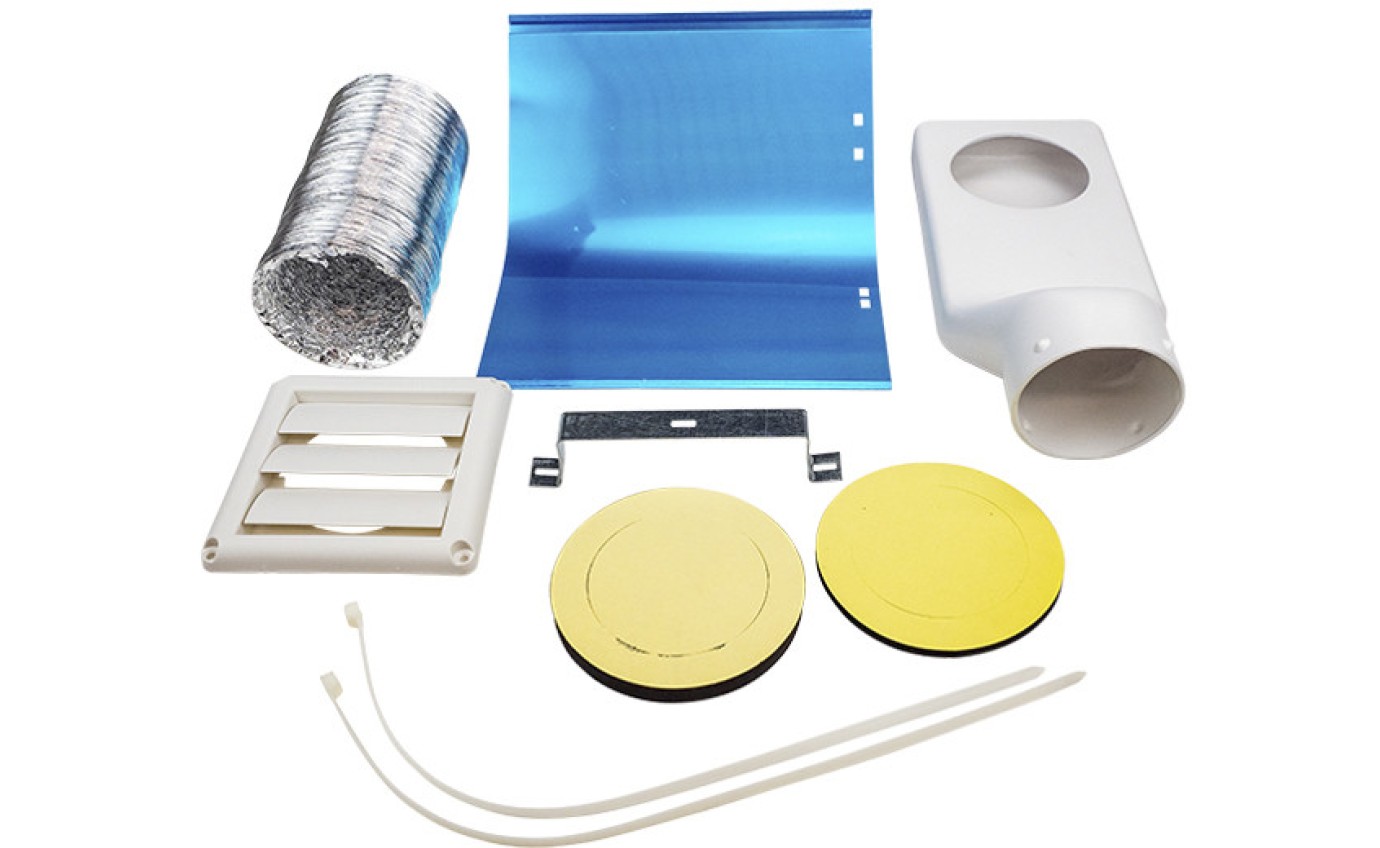 Unilux Through-the-Wall Dryer Venting Kit with Rear Deflector ULX104