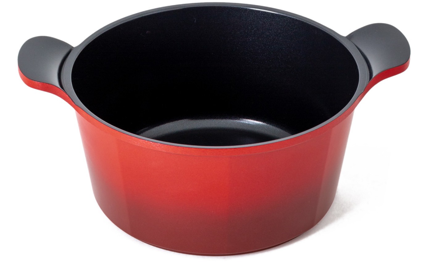 Neoflam 24cm Venn Casserole Induction Red CVC24R