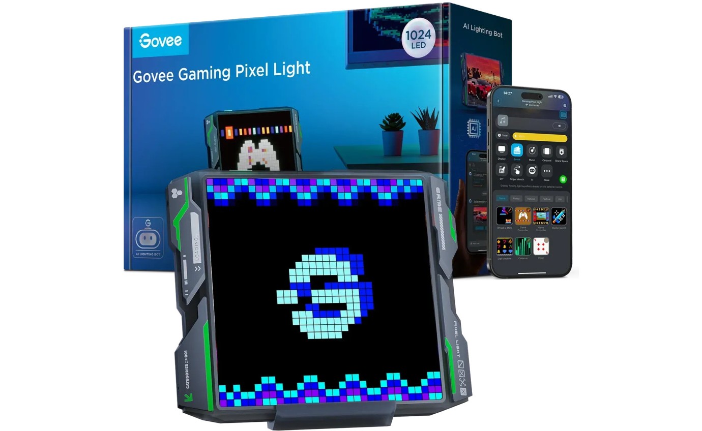 Govee Gaming Pixel Light 32&times;32 Smart LED Display Panel (Matter Compatible) H8630E81