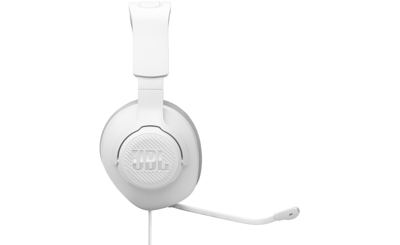 JBL Quantum 100 M2 Wired Over-Ear Headphones (White) JBLQTUM100M2WHT