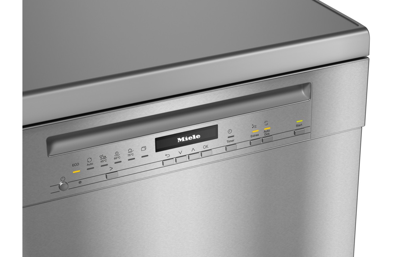 Miele 60cm Freestanding Dishwasher with AutoDos (CleanSteel) G7130SCCLST