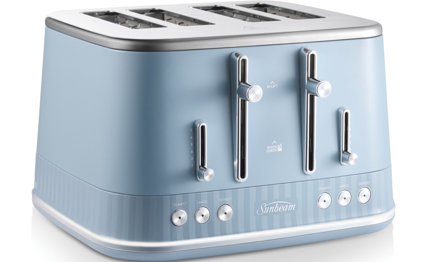 Sunbeam French Riviera Collection 4 Slice Toaster (Morning Haze) TAM8104BL