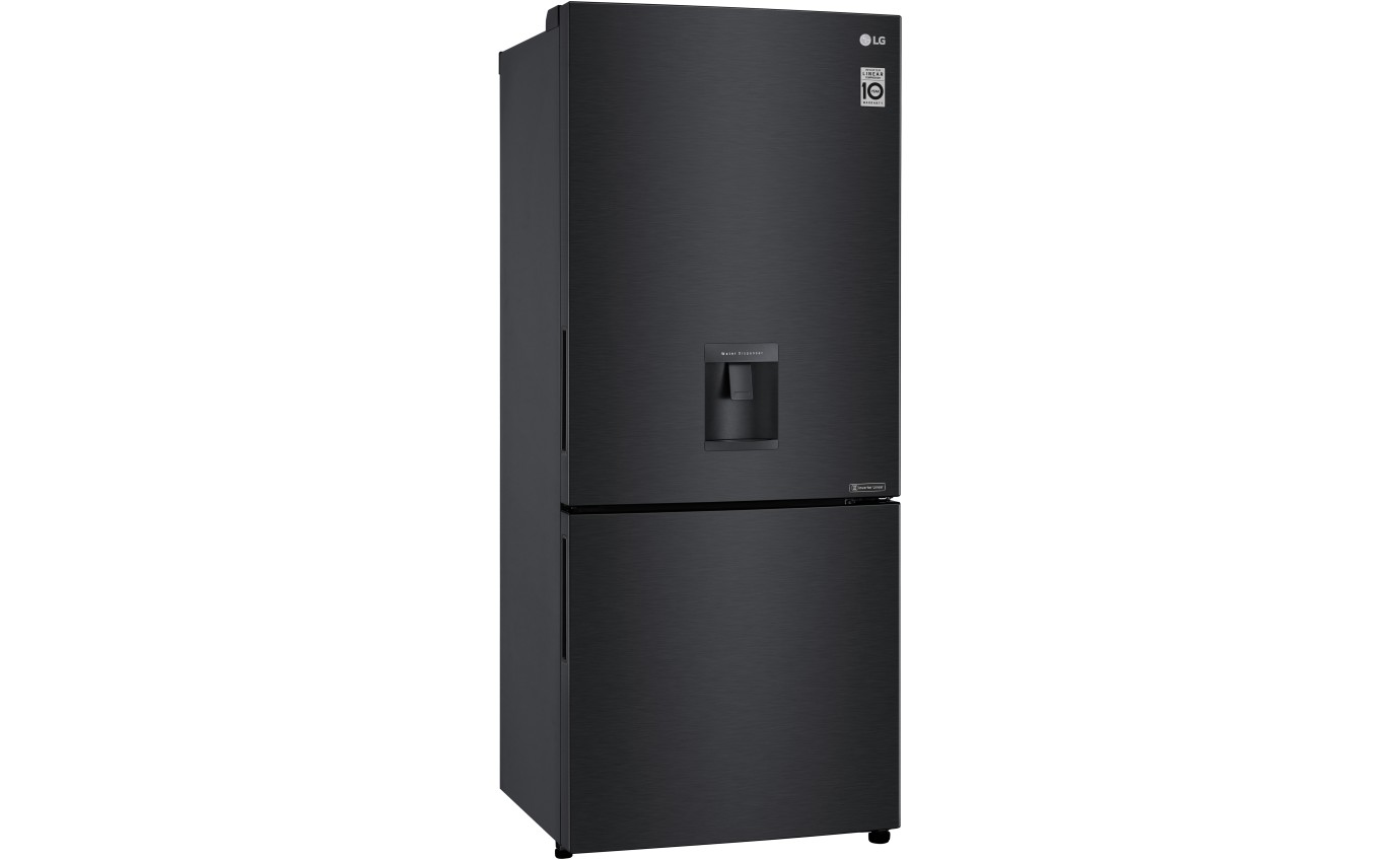 LG 420L Bottom Mount Fridge (Matte Black) GBW455MBL