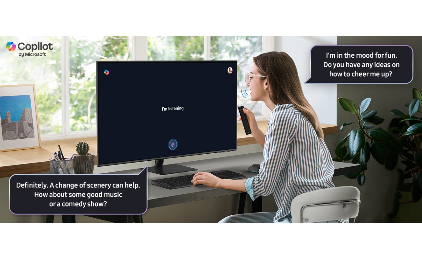 Samsung 43 inch M7 M70F 4K Smart Monitor with Remote LS43FM702UEXXY