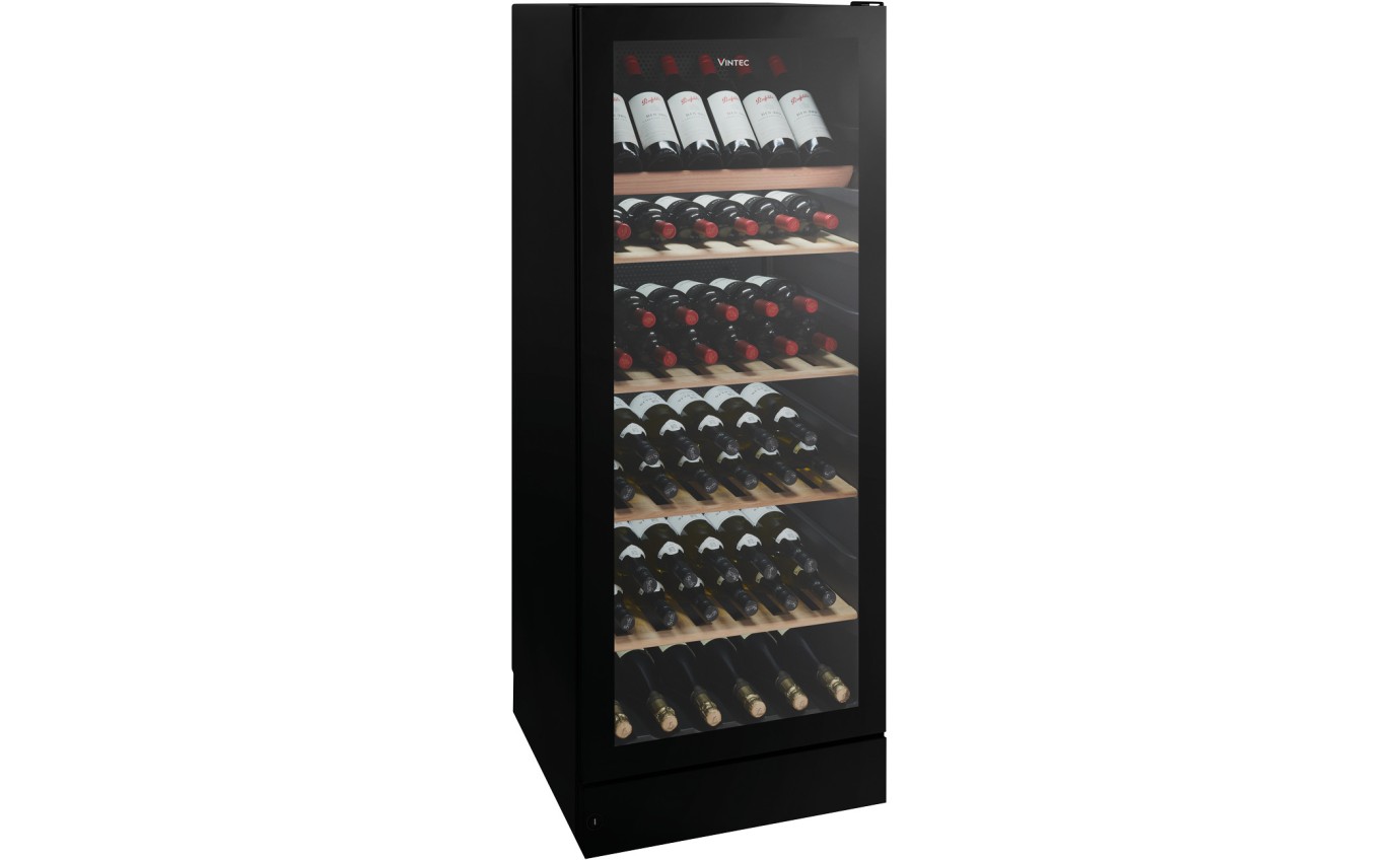 Vintec 148 Bottle Multi Zone Wine Cabinet (Black) VWM148SBAR