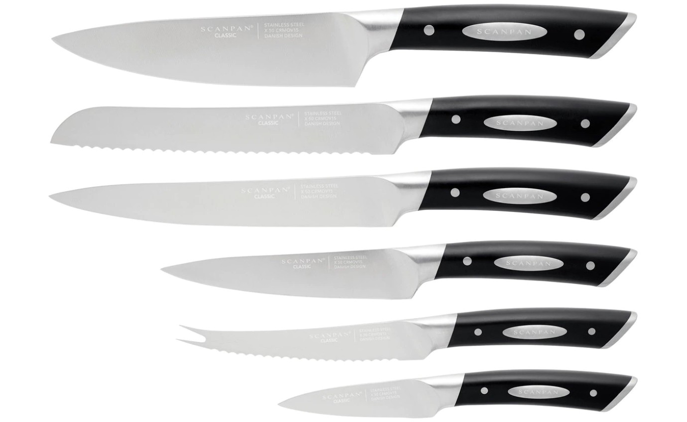 Scanpan Classic 7 Piece Knife Block Set 18185