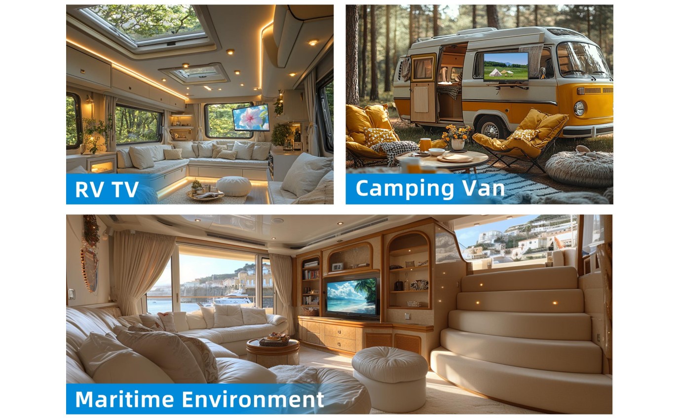 CHiQ 24 inch 12V/240V Portable LED HD Google TV L24D6CG