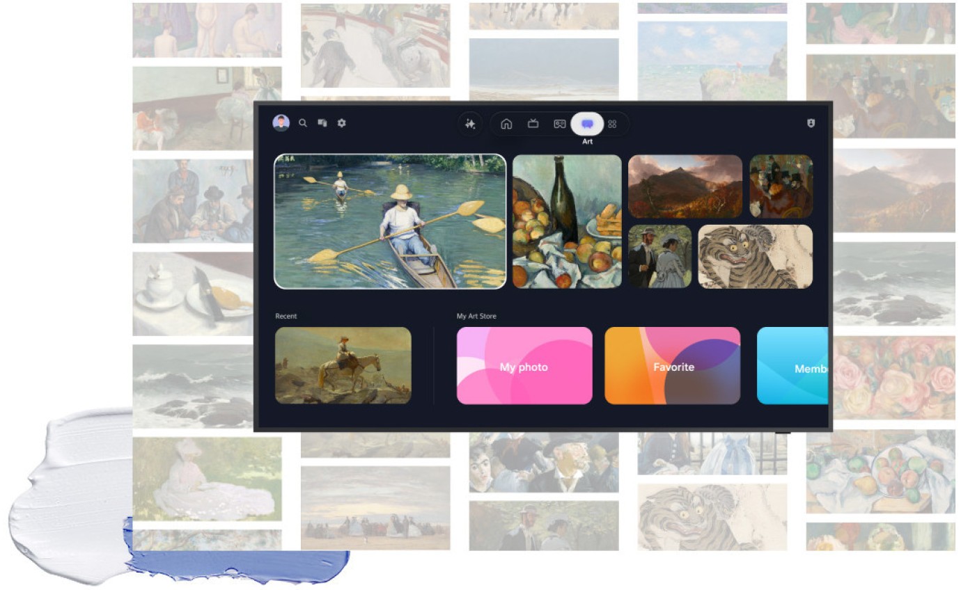 Samsung 75 inch The Frame Pro 4K Vision AI Smart TV QA75LS03HWWXXY