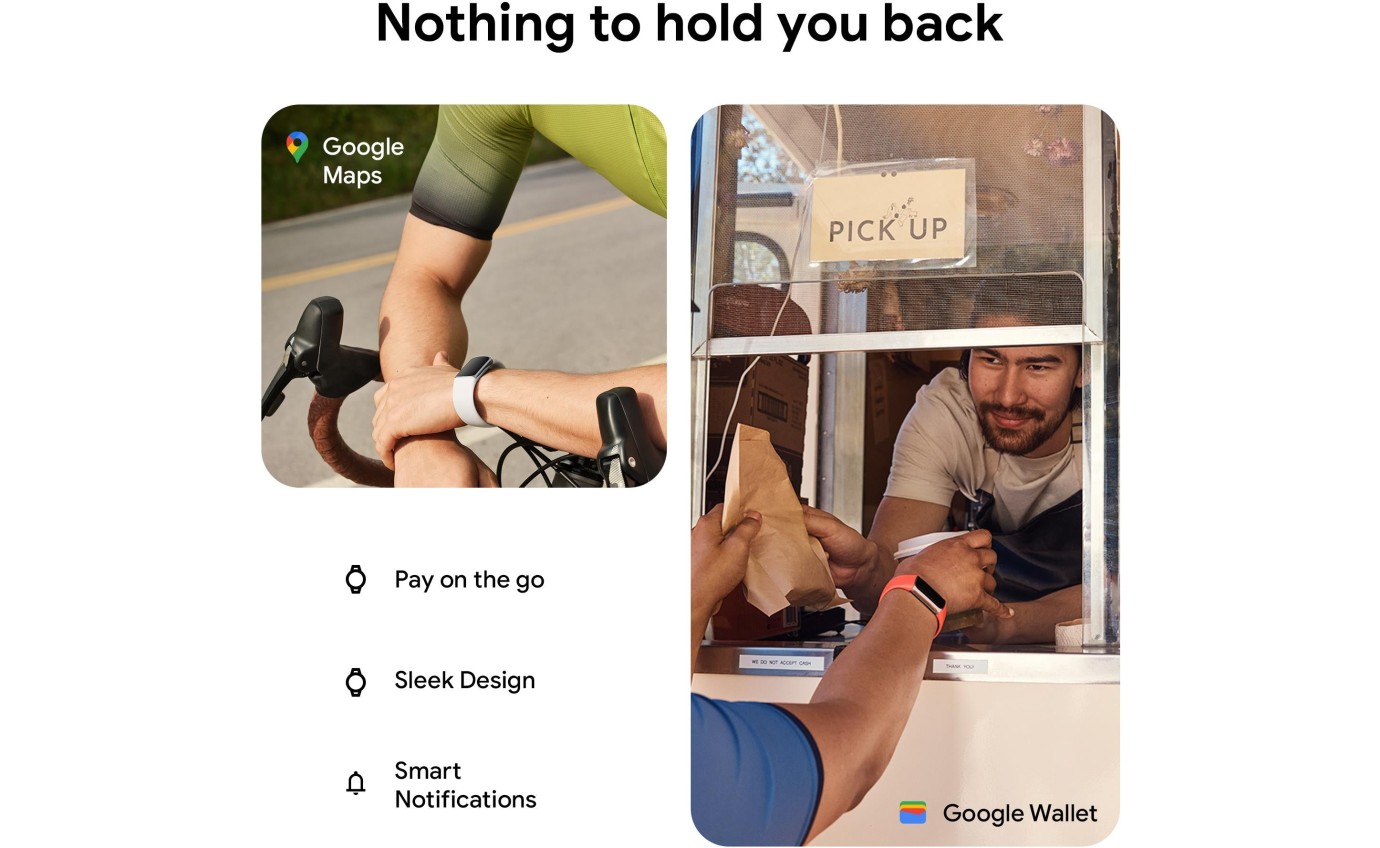 Fitbit Charge 6 Fitness Tracker (Coral/Champagne Gold Aluminium) GA05184AP