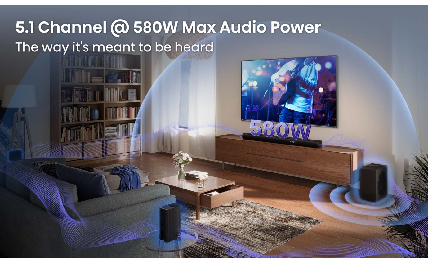 Hisense 5.1ch Soundbar with Dolby Atmos AX5100Q