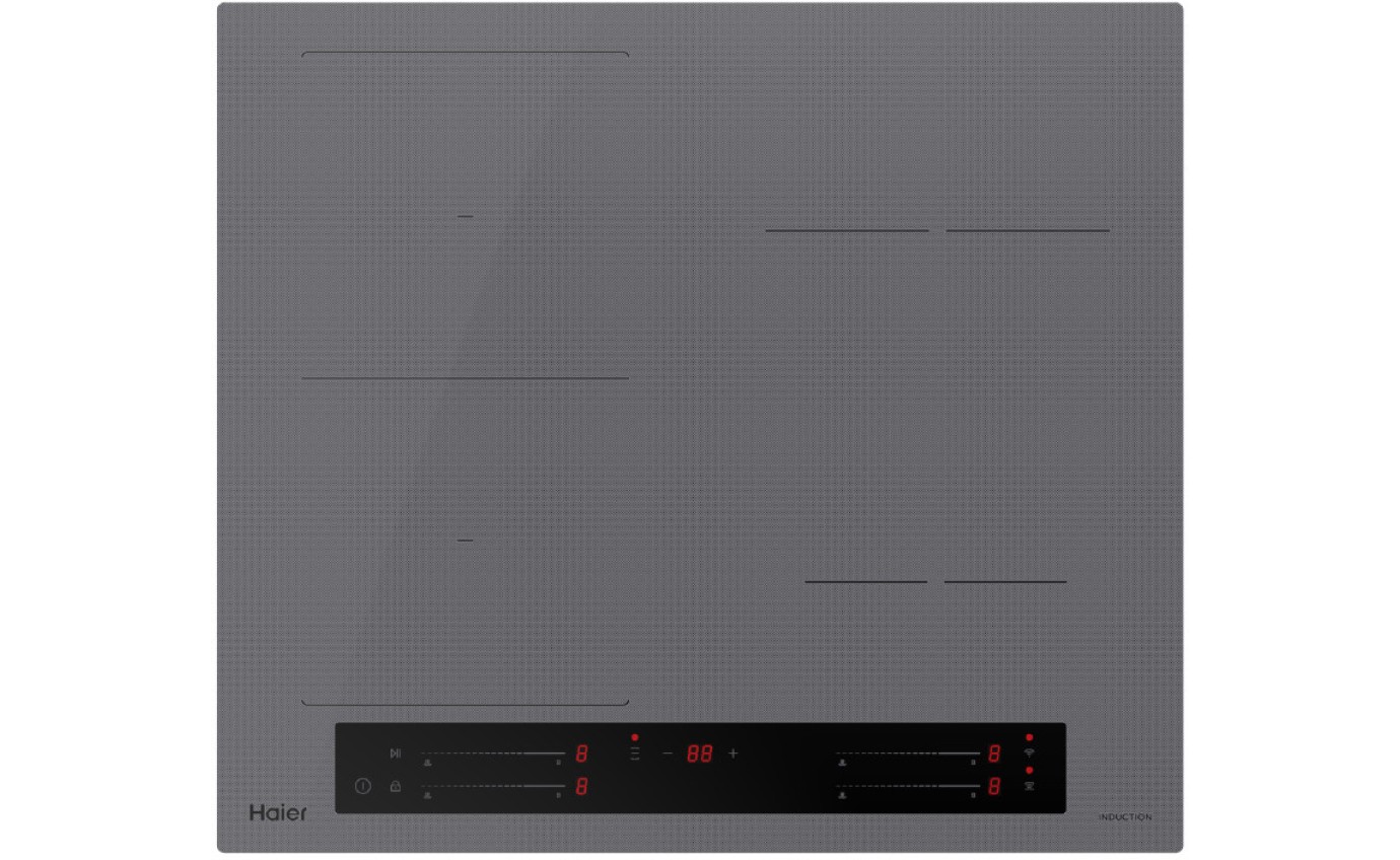 Haier 60cm 500 Series Induction Cooktop (Grey Glass) HCI604FTG4