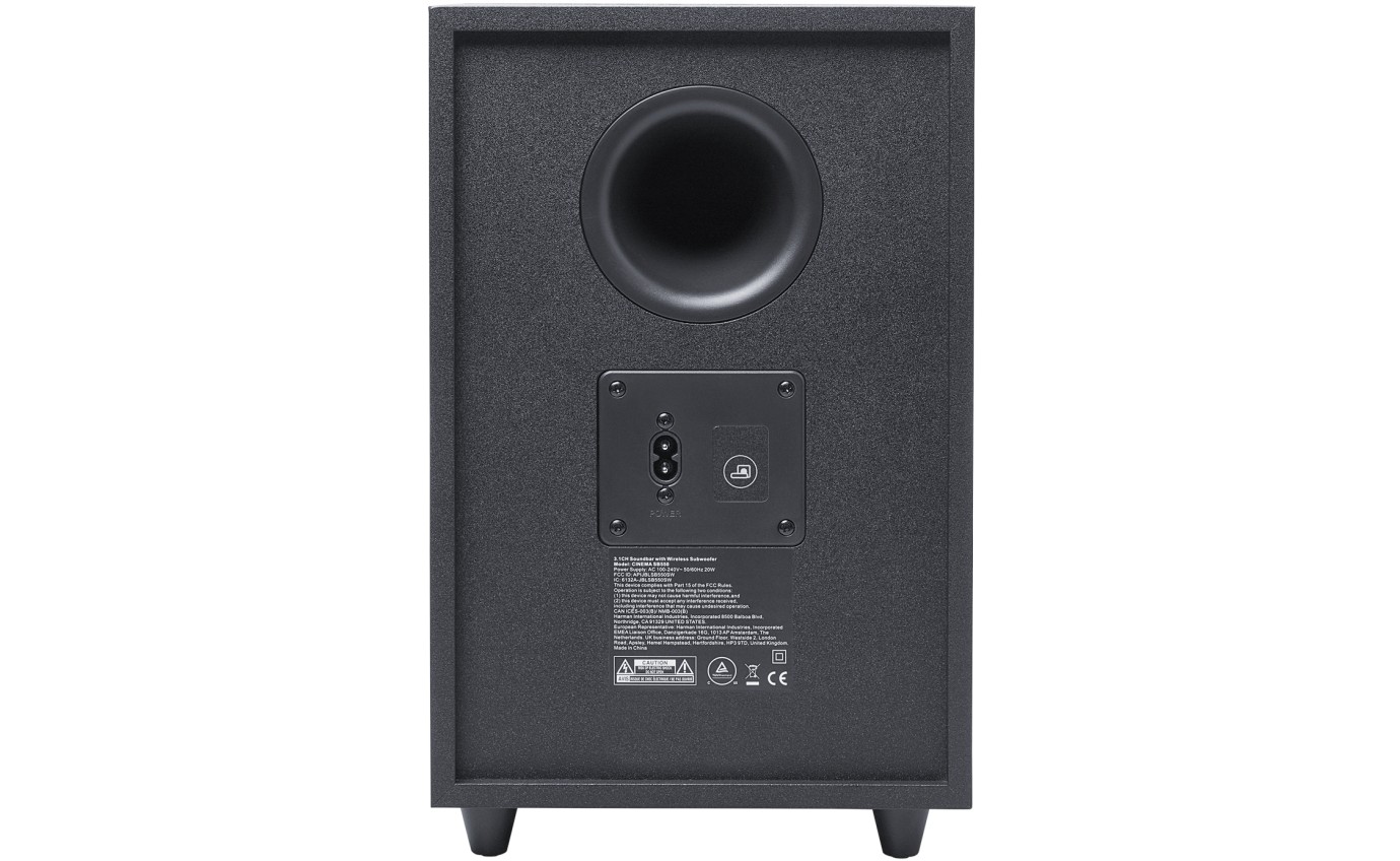 JBL 3.1ch Cinema SB550 Soundbar with Subwoofer JBLSB550BLKAS2
