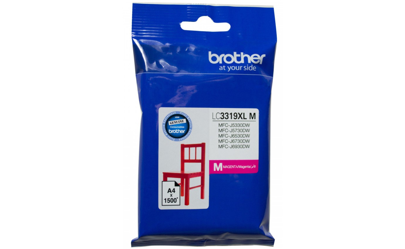 Brother LC3319XL High Yield Ink Cartridge (Magenta) LC3319XLM