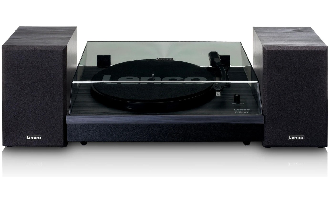 Lenco Record Player with Bluetooth and Speakers LS301BK