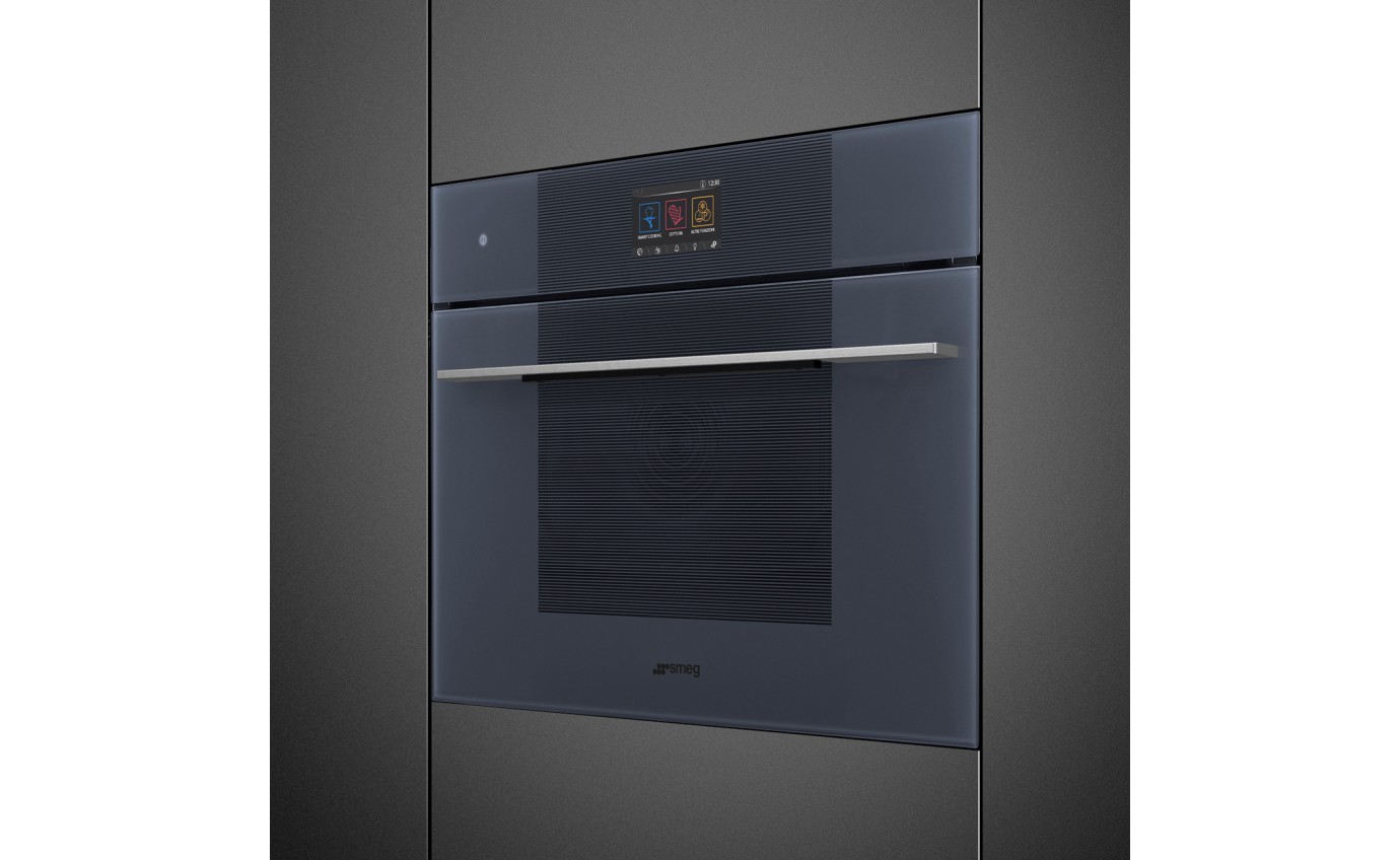 Smeg 45cm Linea Galileo Omnichef Oven with Vapour Clean - Neptune Grey SO4104APG