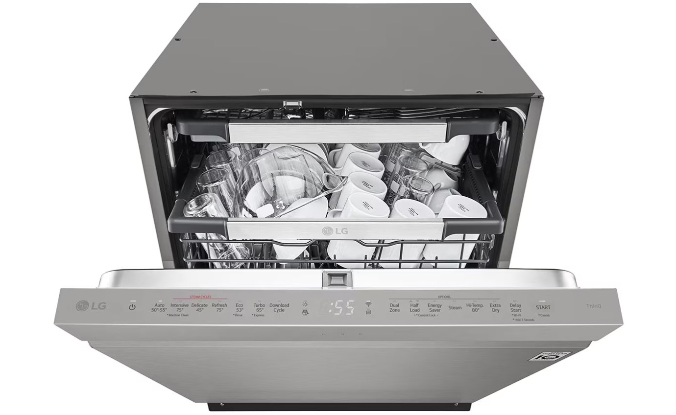 LG 60cm Built-Under Dishwasher (Platinum Steel) XD3A25UPS