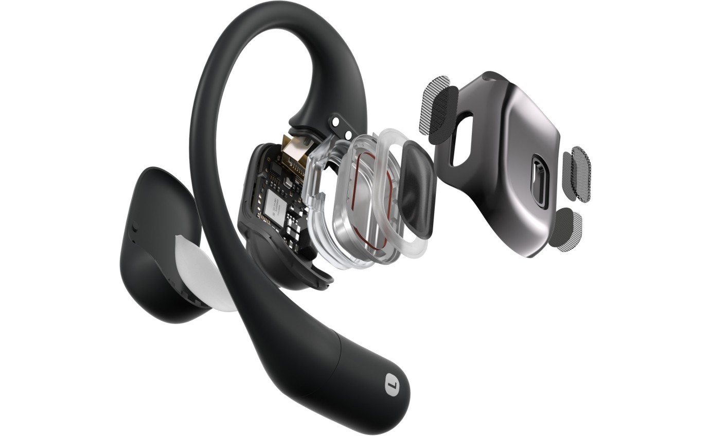 Shokz OpenFit Open-Ear True Wireless Earbuds (Black) SHOKZT910STBK