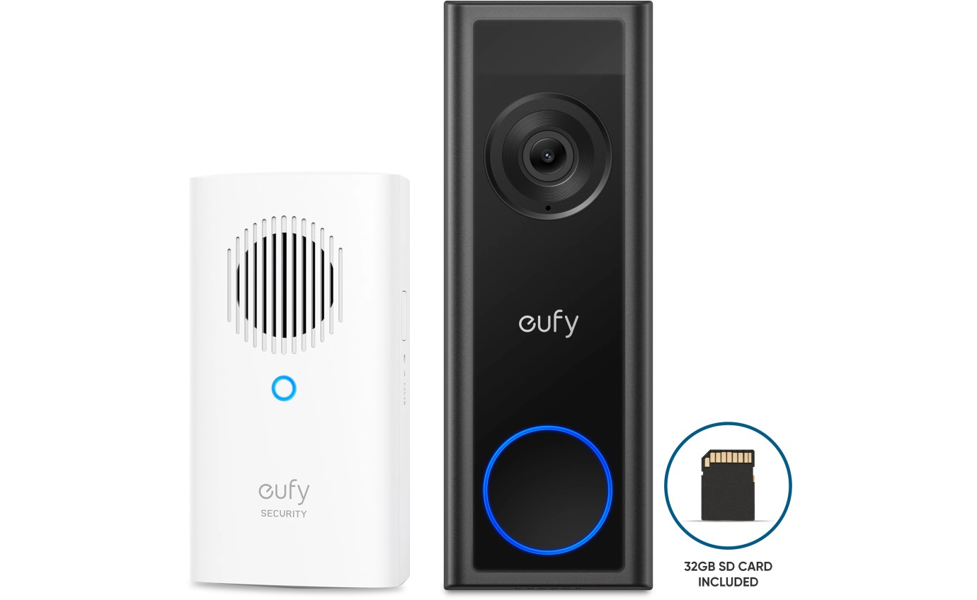 eufy Security Video Doorbell C31 with Chime E8223T11
