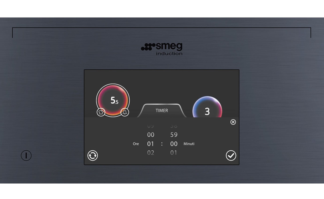 Smeg 90cm Linea Induction Cooktop (Neptune Grey) SIA1963DG