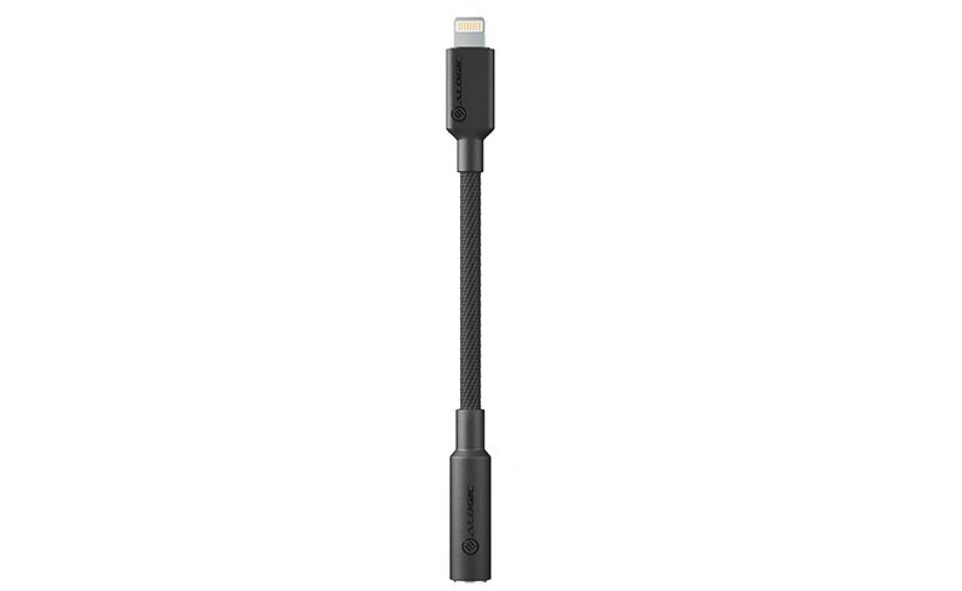 ALOGIC Elements Pro Lightning to 3.5mm Audio Adapter (Black) ELP8P35ABK
