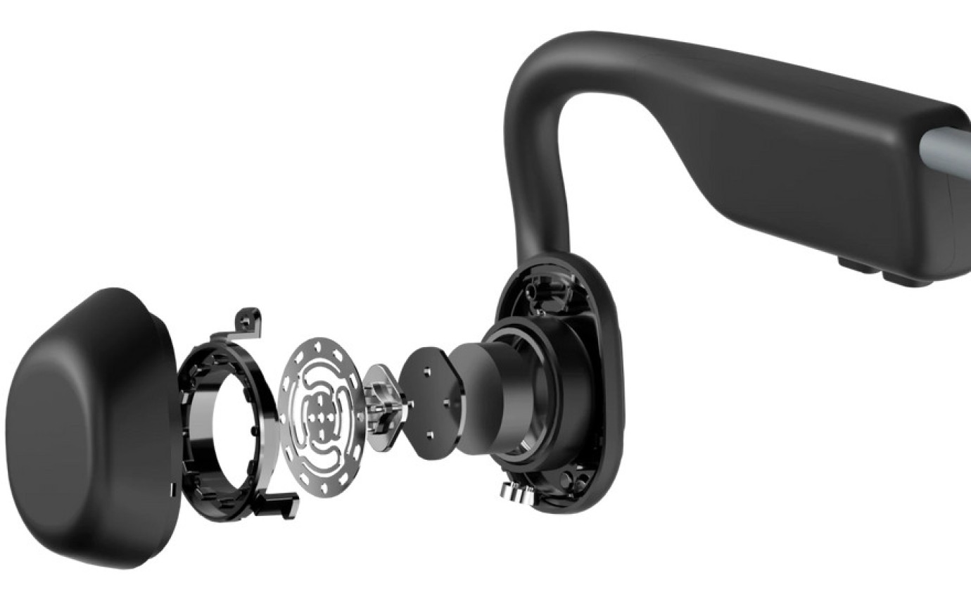 Shokz OpenMove Wireless Open-Ear Headphones (Slate Grey