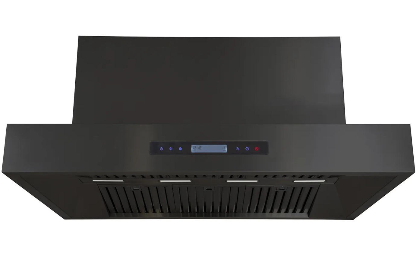 Excelsior 120cm Black BBQ Rangehood CXWB12082BLK