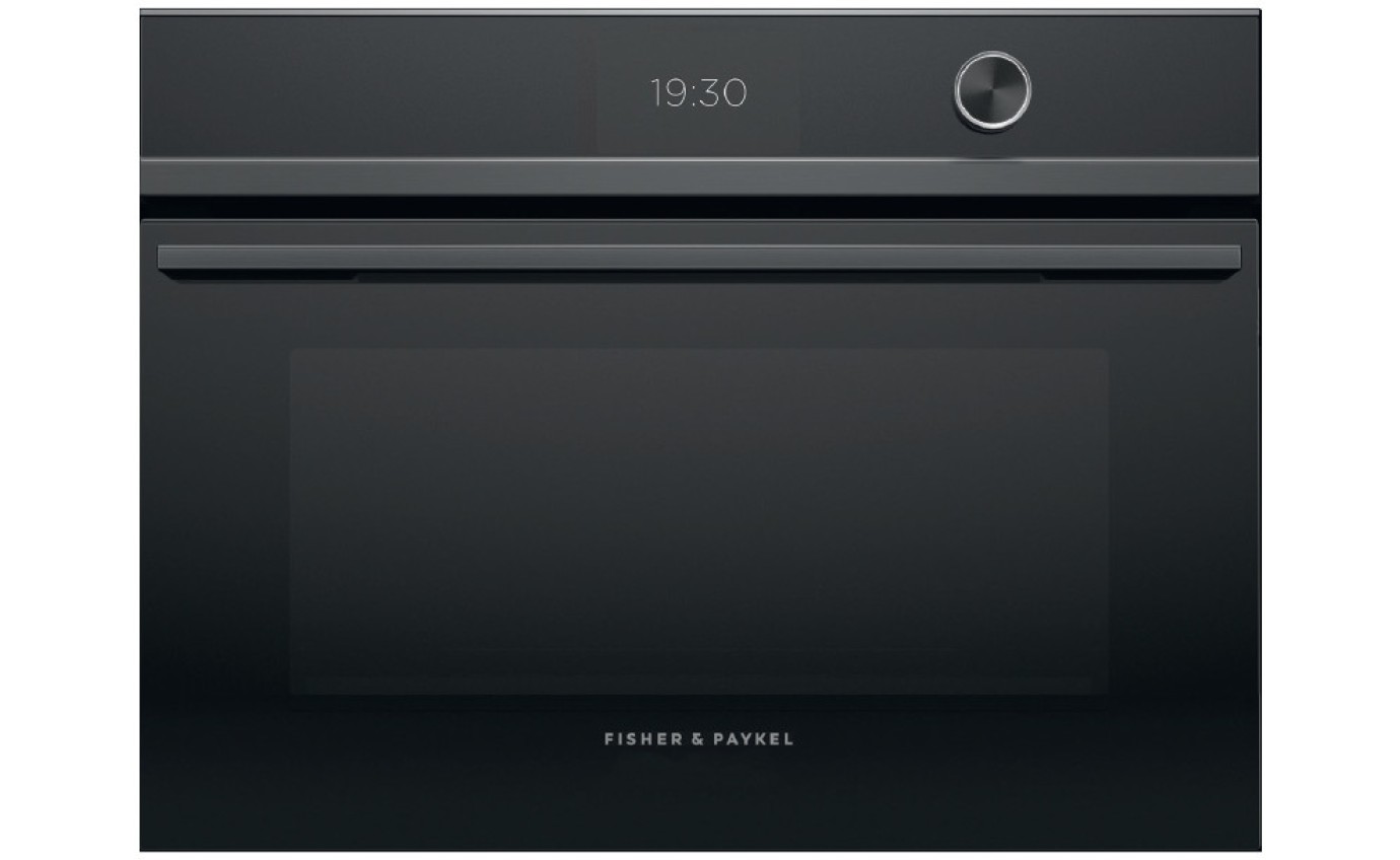 Fisher & Paykel 60cm Series 9 Contemporary Compact Combi-Microwave Oven OM60NDTDB1