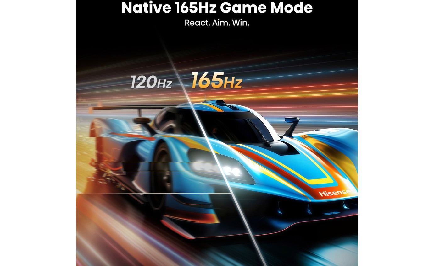 Hisense 65 inch U7S ULED Mini LED 165Hz 4K Smart TV 65U7SAU