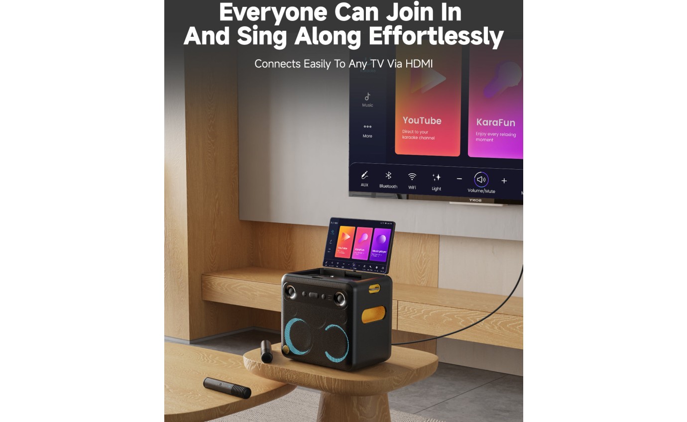 Ikarao Break X2 Premium Portable 600W Karaoke Speaker IKBREAKX2