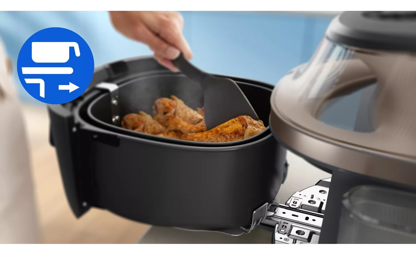 Philips 5000 Series Airfryer with Steam & Rail 7.2L NA54707