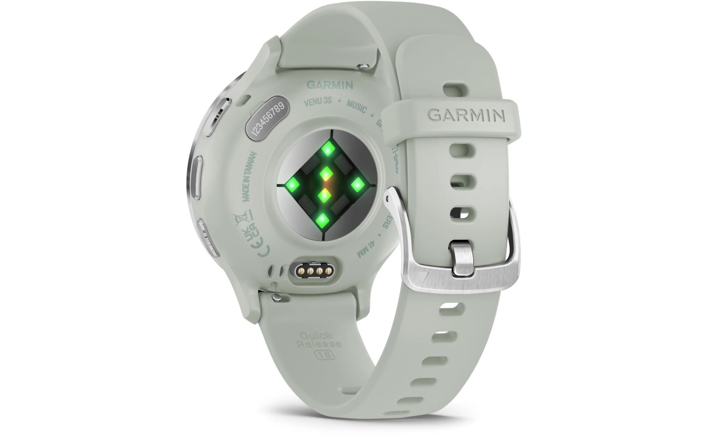 Garmin Venu&reg; 3S Smartwatch (Silver/Sage Grey) 0100278501