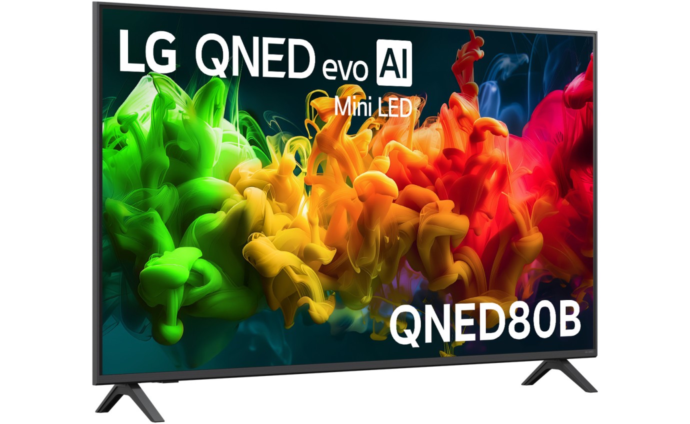 LG 55 inch QNED80B evo AI Mini LED 4K Smart TV 55QNED80BSA