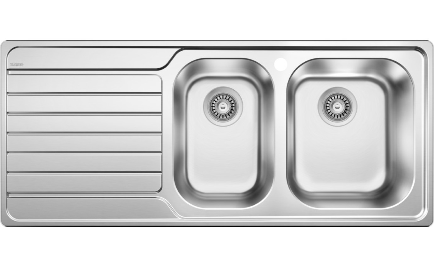 Blanco DINAS 8 S 1 and 3/4 Bowl Left Hand Drainer Sink DINAS8S175RD