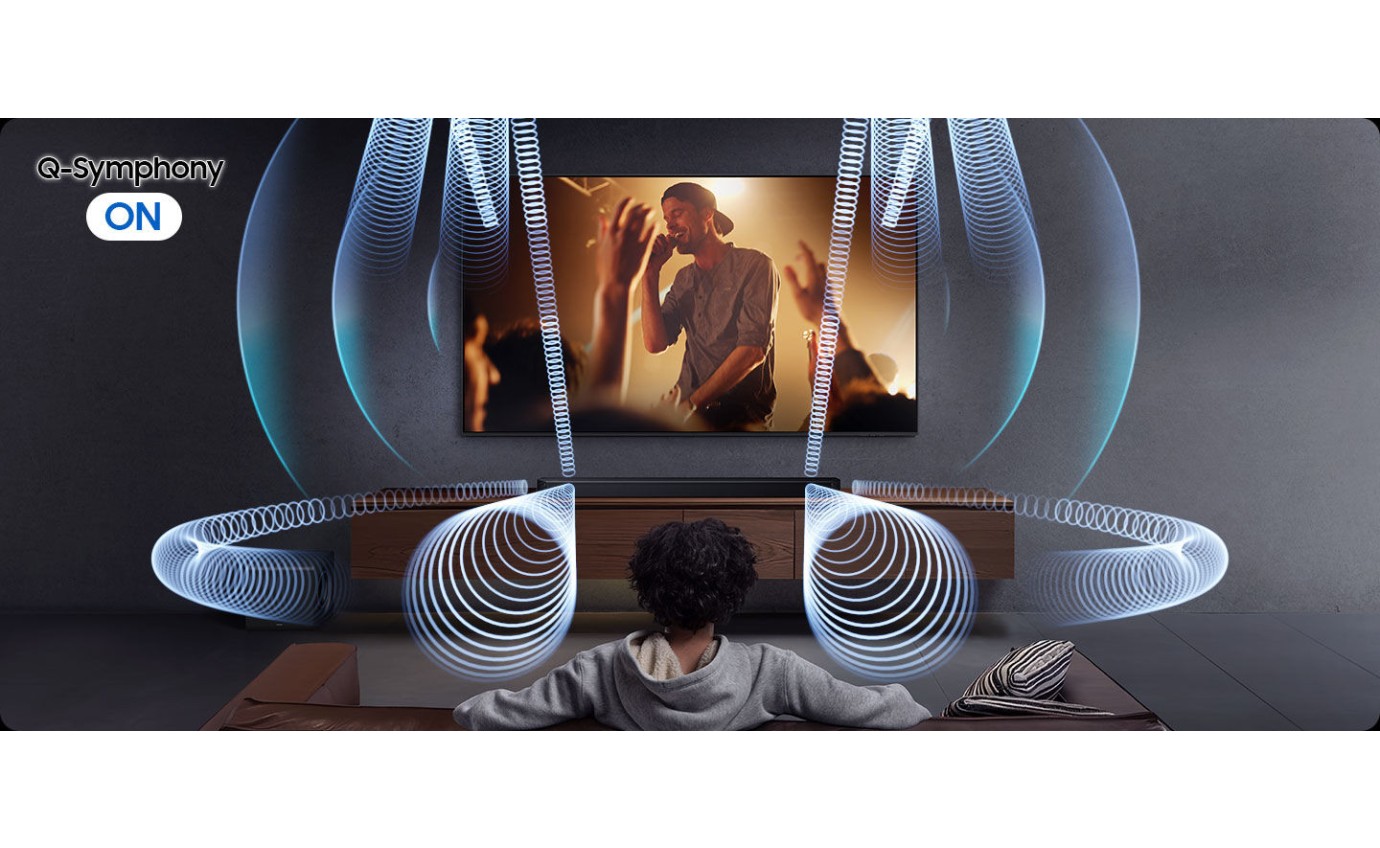 Samsung 5.1.2ch Q-Series Soundbar & Subwoofer with Dolby Atmos HWQ800FXY
