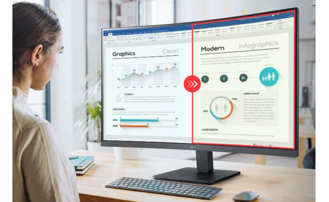 LG 31.5 inch Full HD Curved Monitor 32MR50CB