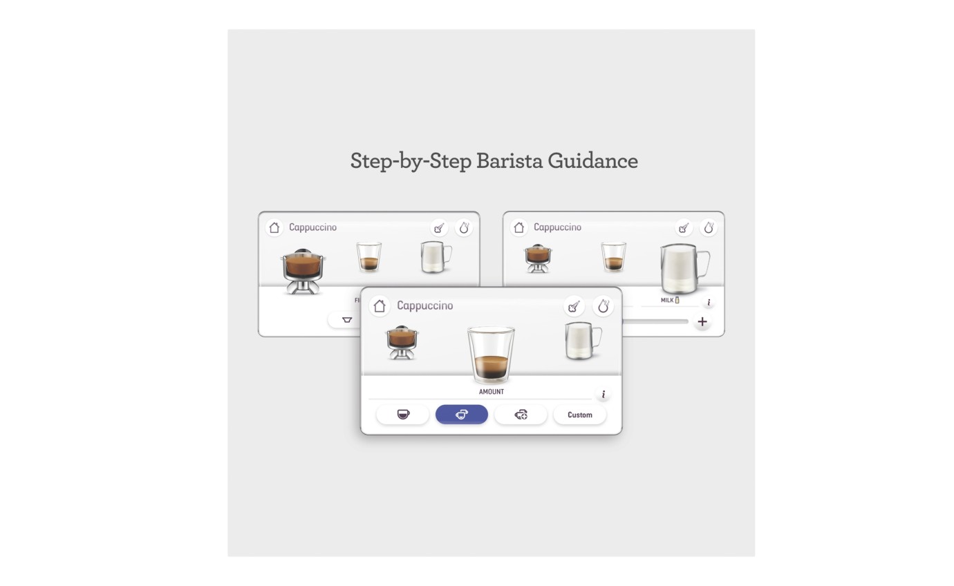 Breville the Barista Touch&trade; Impress Espresso Machine (Black Truffle) BES881BTR2