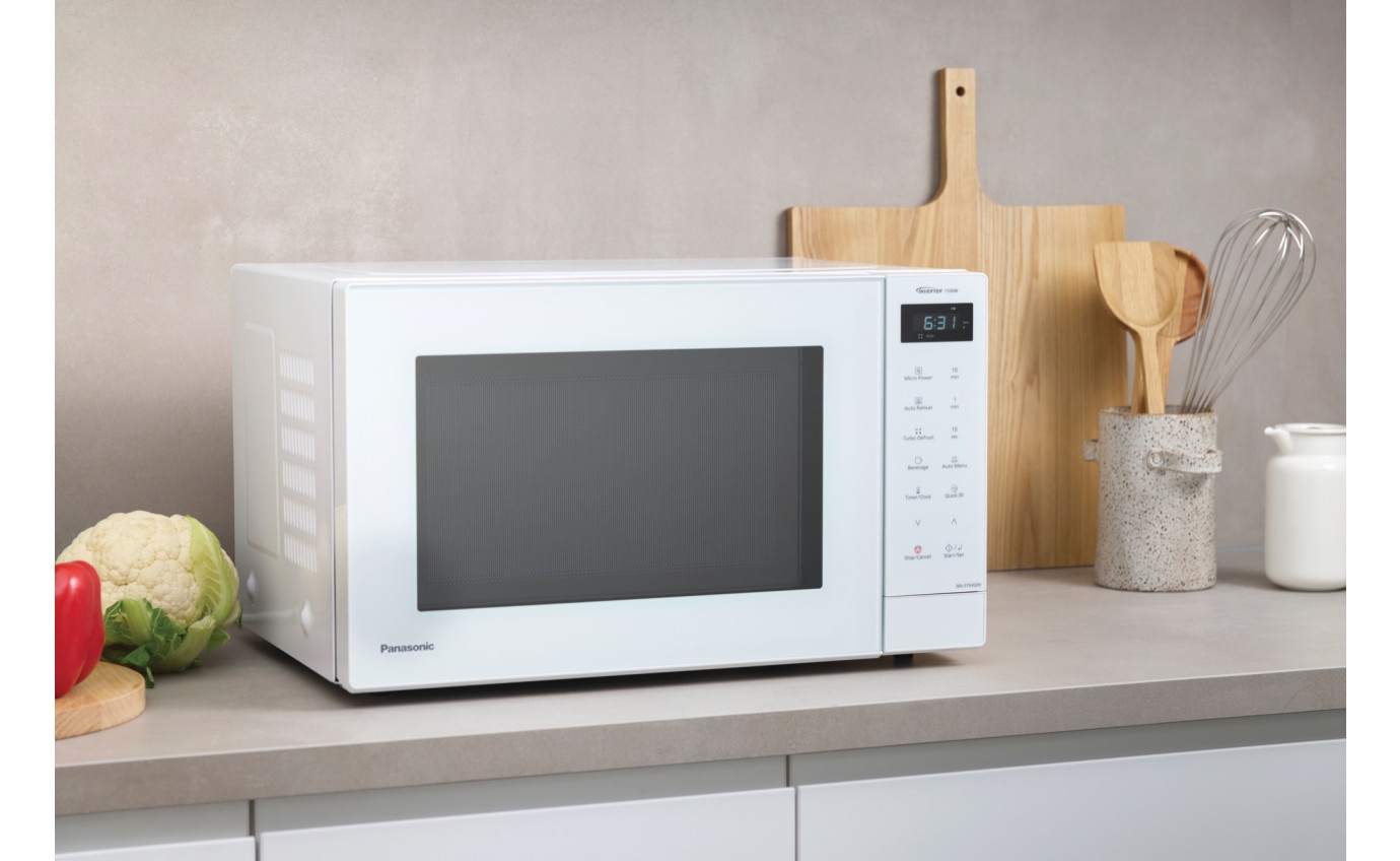 Panasonic 32L Inverter Microwave (White) NNST64QWQPQ