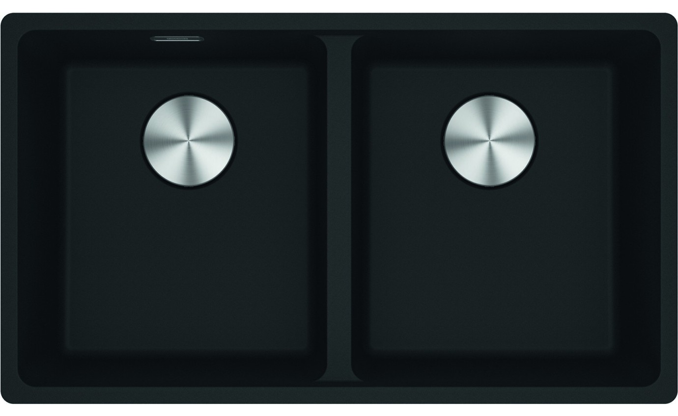 Franke Maris Double Bowl Sink and Pull-out Tap (Matte Black) MRG620MBTA7721B