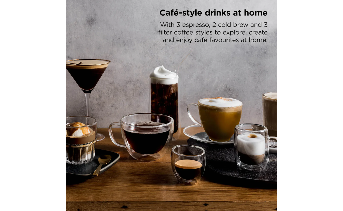 Ninja Luxe Cafe&trade; Premier Espresso Machine (Oat Milk) ES601WHANZ
